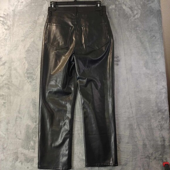 Abercrombie & Fitch The Ankle Straight Ultra High Rise 25/0 Edgy Goth‎ Grunge - Picture 2 of 9